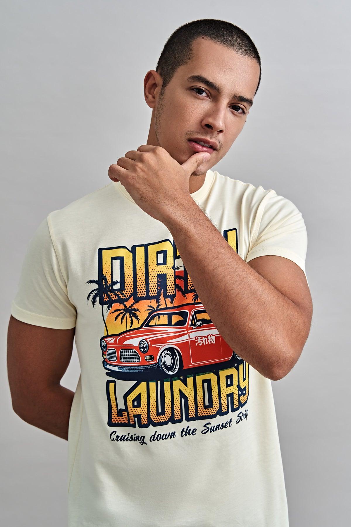 Dirty Laundry Cruising Down The Sunset Strip Supima Cotton T-shirt Semi-Fitted