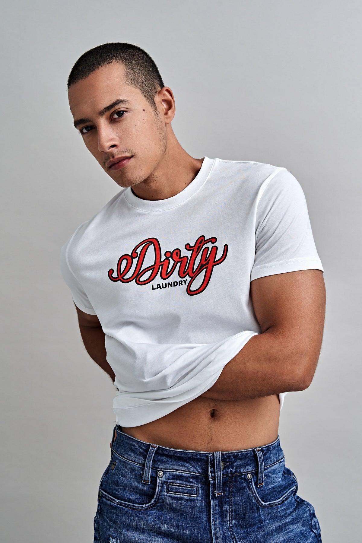 Dirty Laundry Logo Supima Cotton T-shirt Semi-Fitted