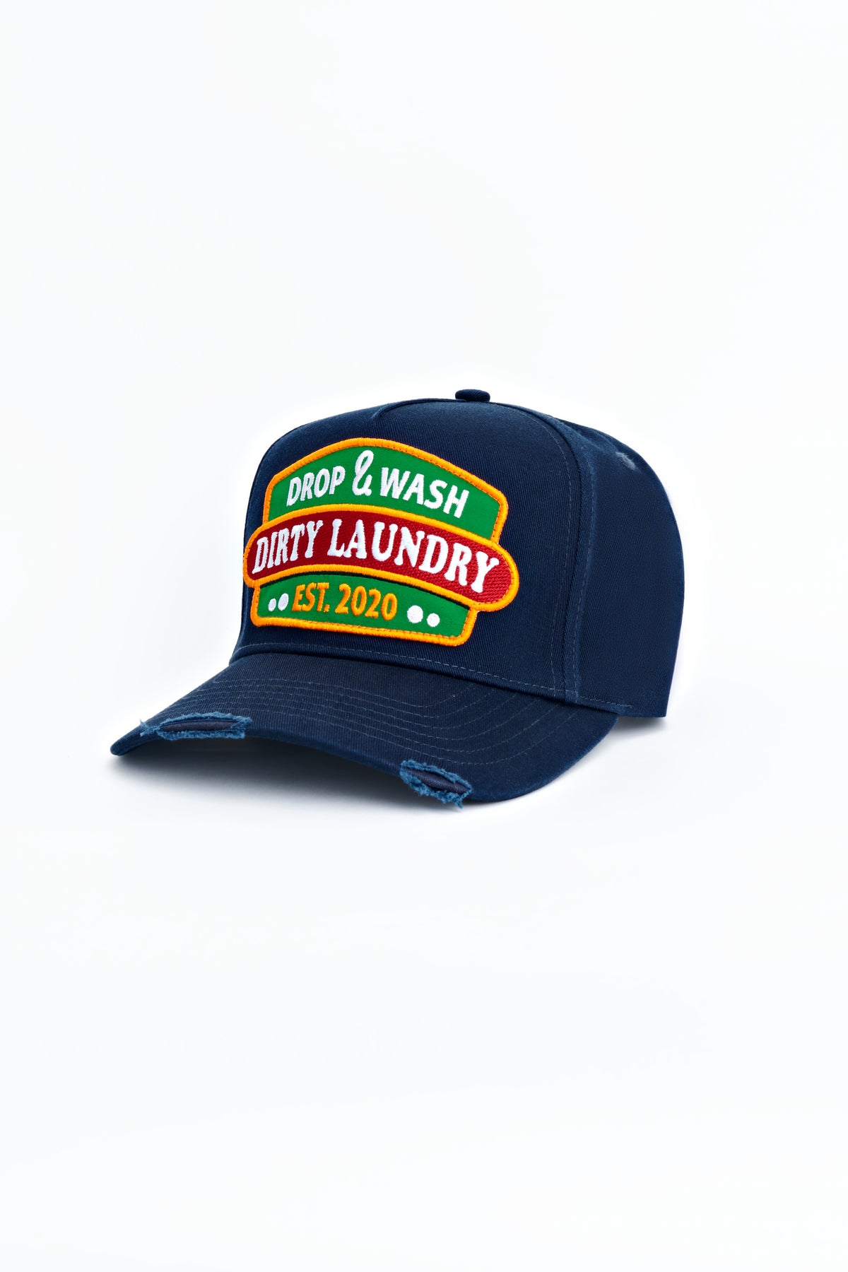 "DROP & WASH" Baseball Cap — Navy