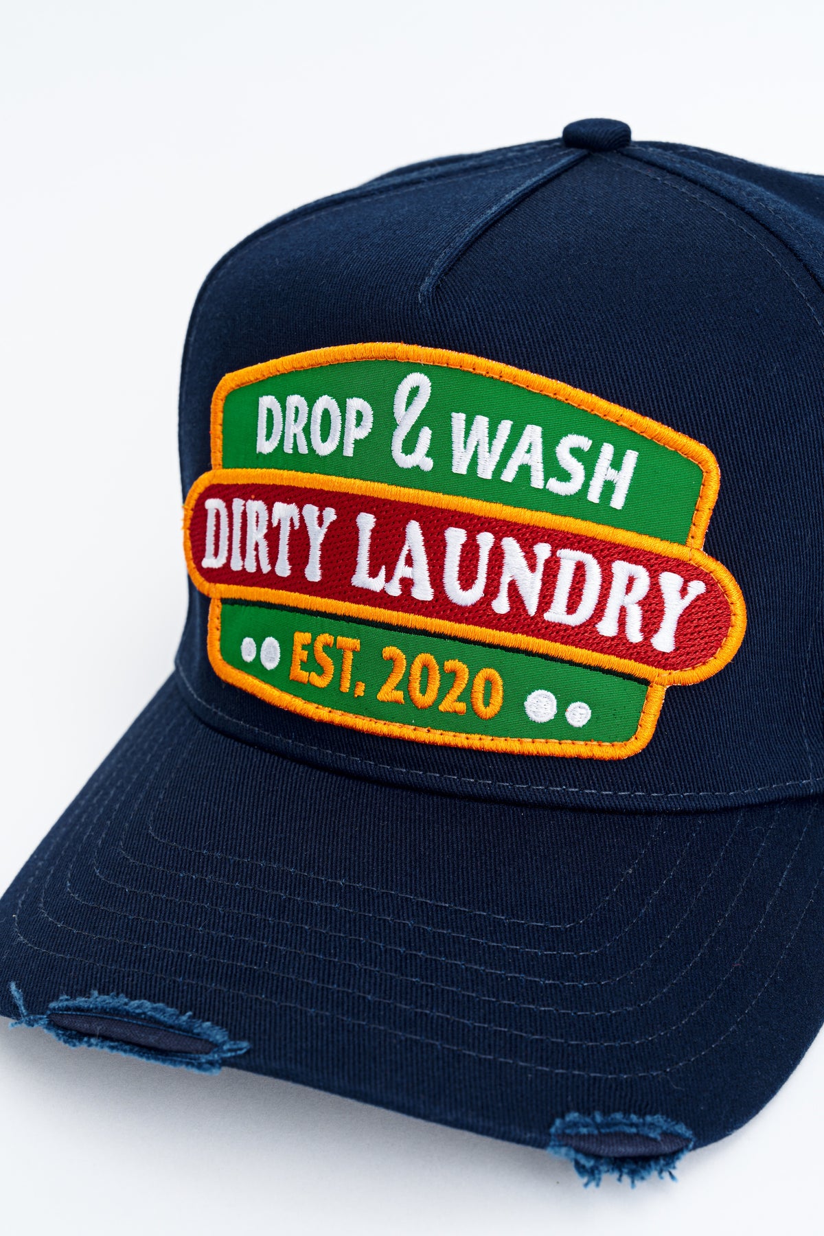 "DROP & WASH" Baseball Cap — Navy