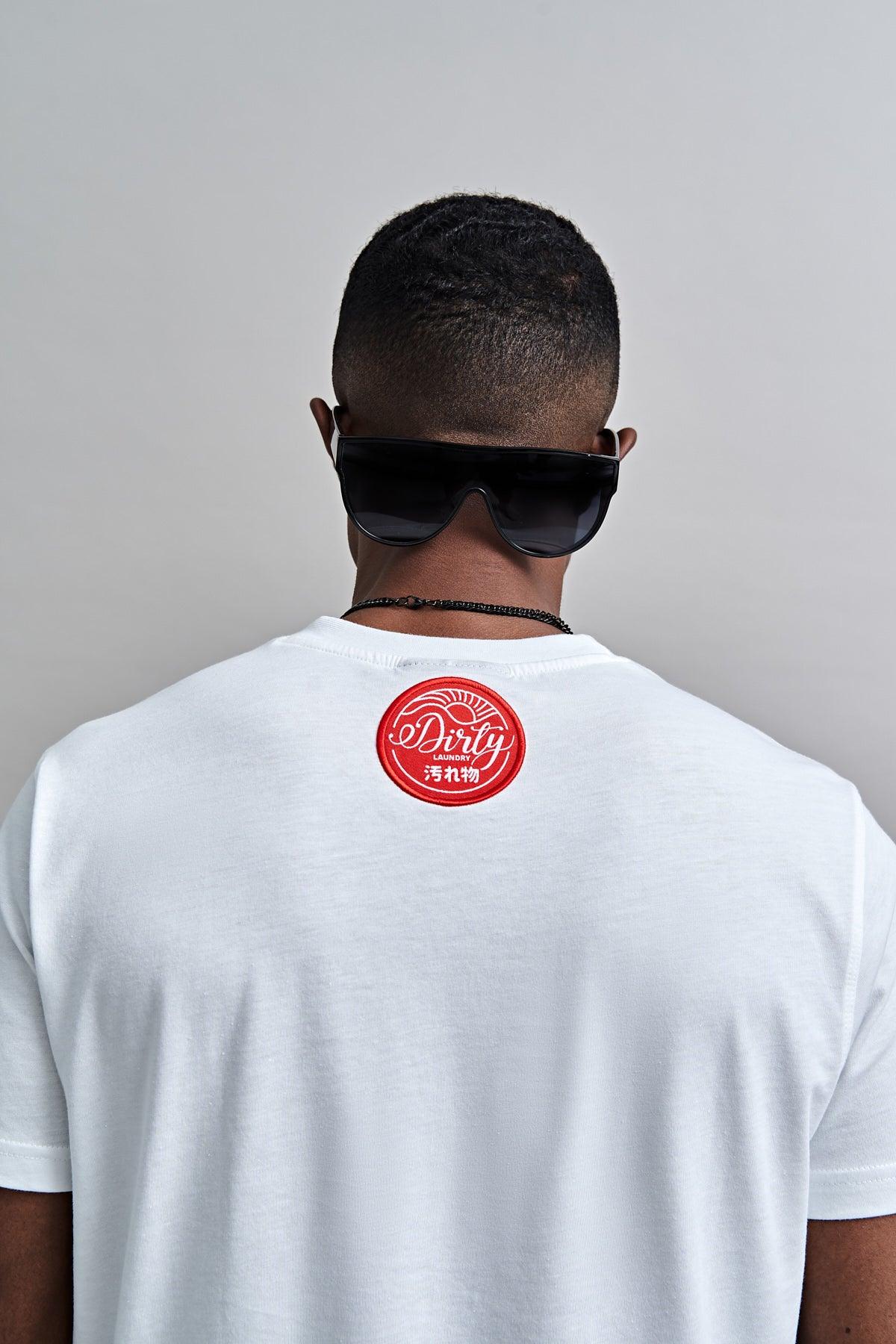 Dirty Laundry Drop Your Pants Here Supima Cotton T-shirt 