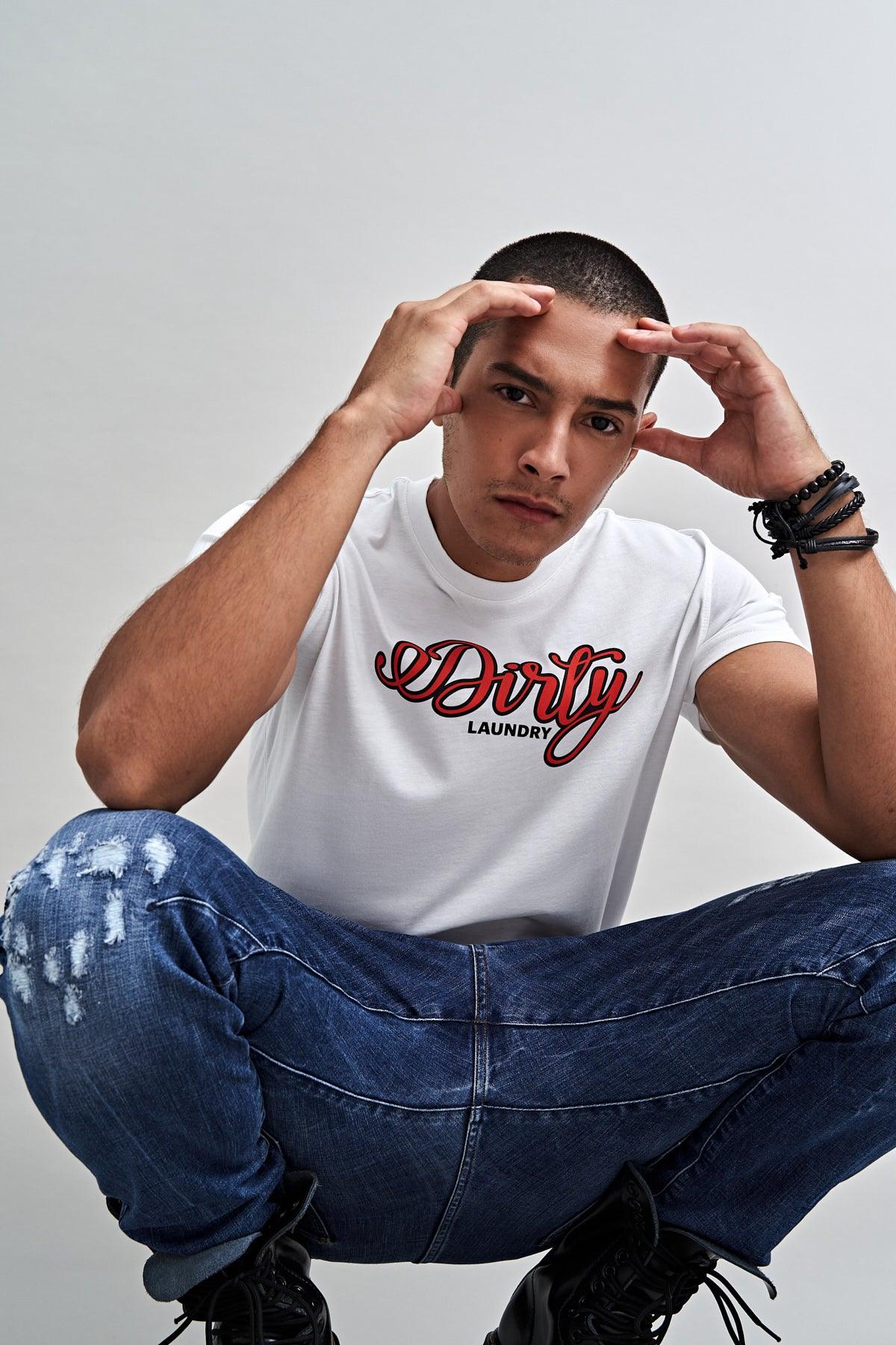Dirty Laundry Logo Supima Cotton T-shirt Semi-Fitted